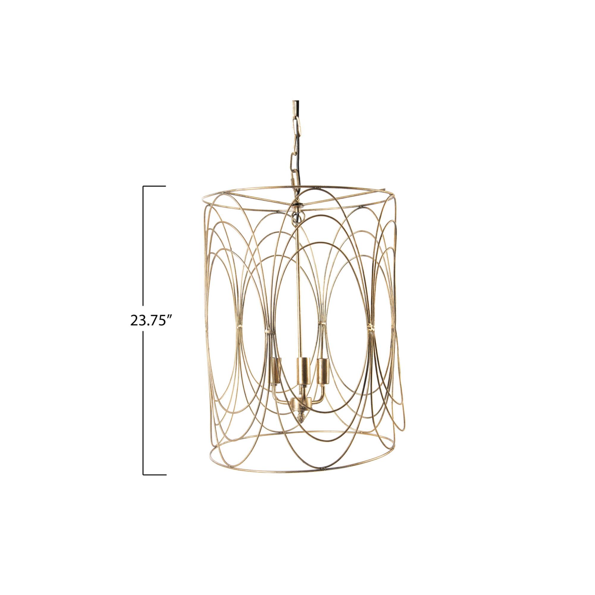 Hello Honey® 24" Swirl Wire Pendant Light